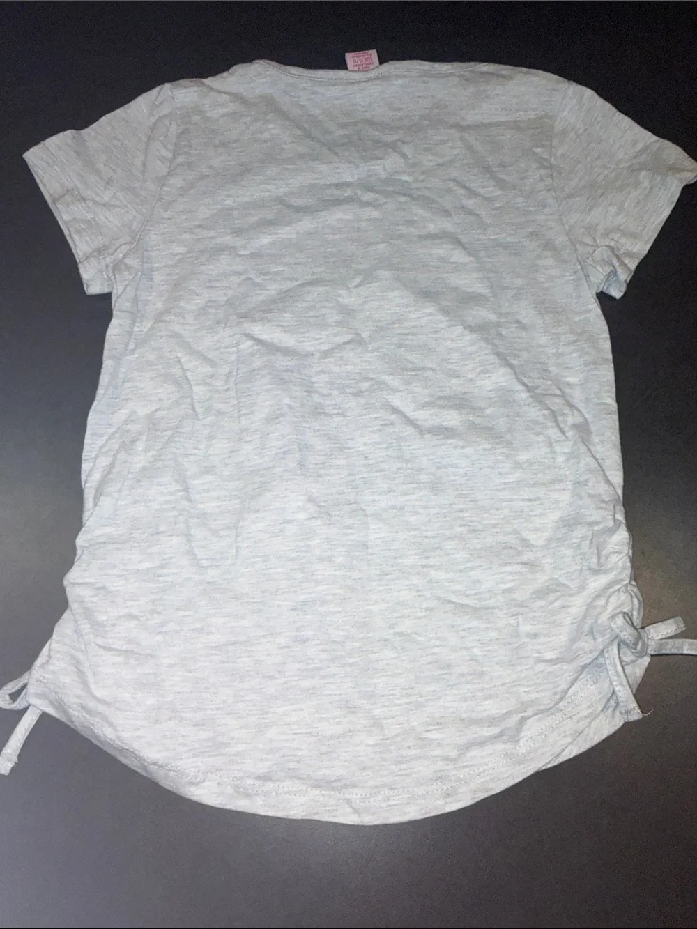 Girls' Gray Rainbow Daisy Graphic Tee